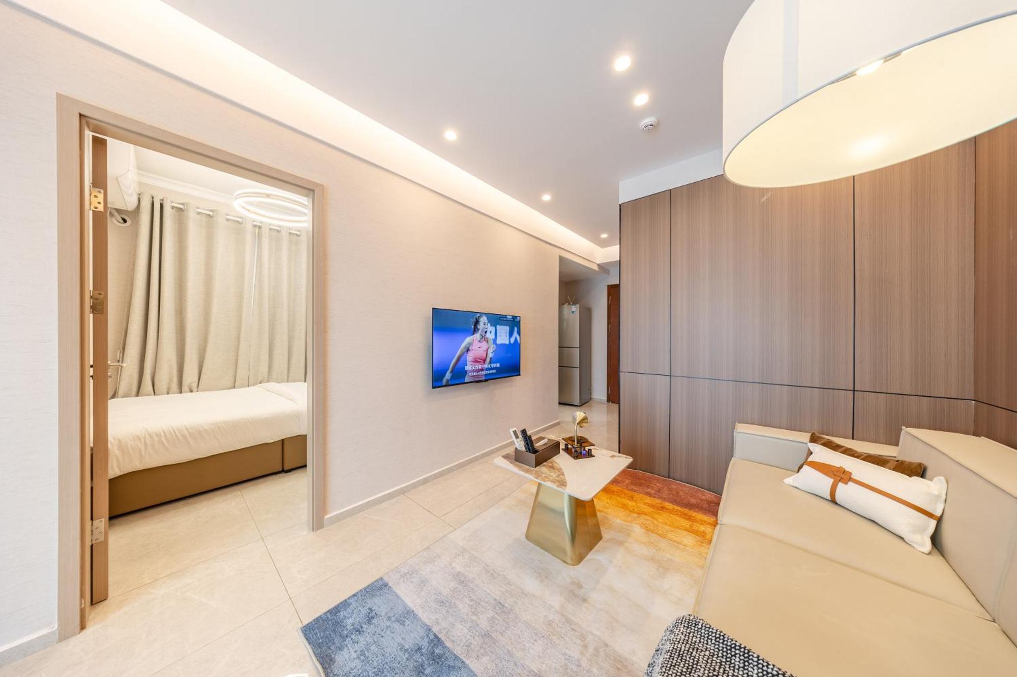 Boruisi Video And Audio Light House - Shenzhen Convention And Exhibition Center Gangxia Metro Station公寓式酒店 外观 照片
