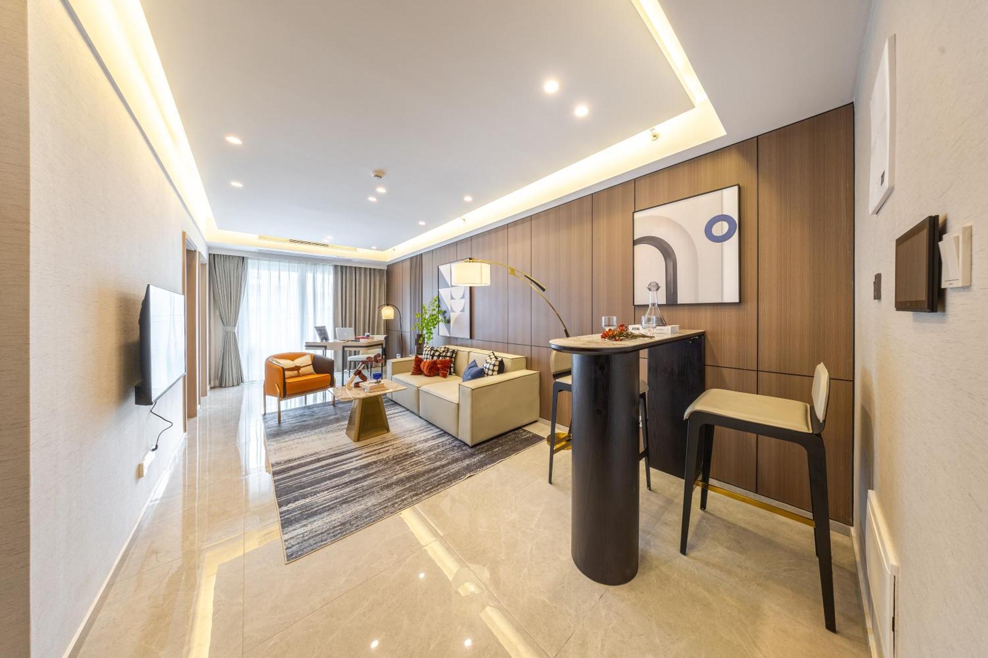 Boruisi Video And Audio Light House - Shenzhen Convention And Exhibition Center Gangxia Metro Station公寓式酒店 外观 照片