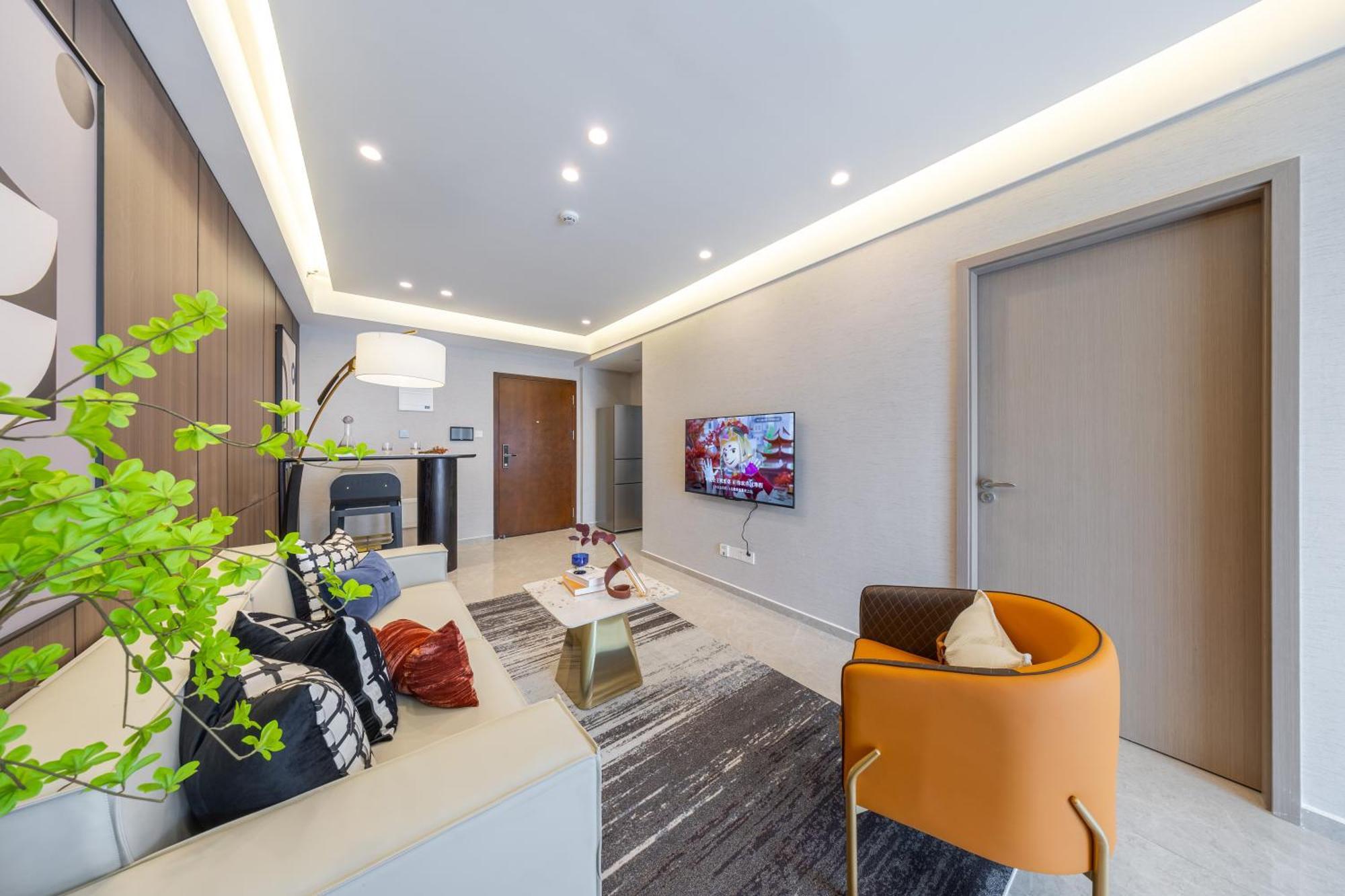 Boruisi Video And Audio Light House - Shenzhen Convention And Exhibition Center Gangxia Metro Station公寓式酒店 外观 照片